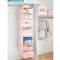 mDesign Fabric Nursery Hanging Organizer with 7 Shelves/3 Drawers